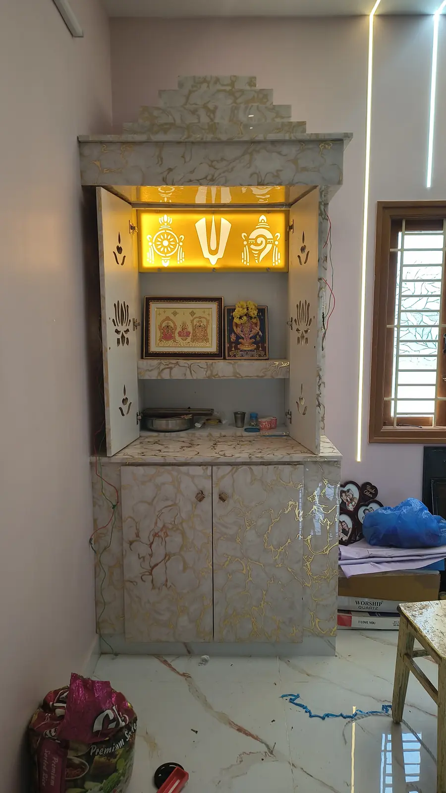 Modern Pooja Unit